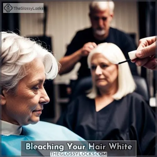 Bleaching Your Hair White