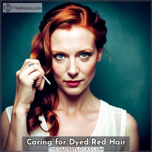 Caring for Dyed Red Hair