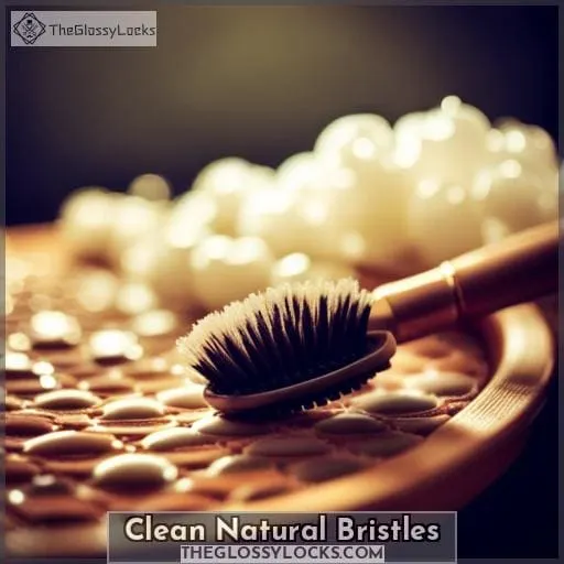 Clean Natural Bristles