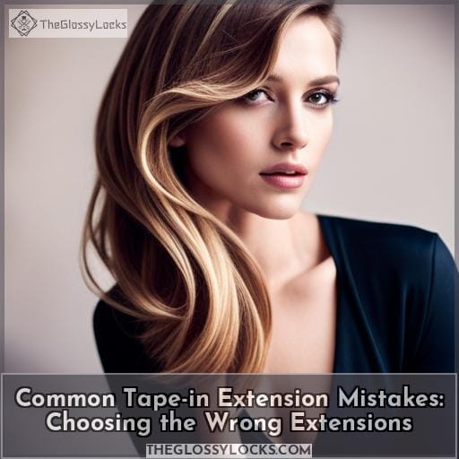 Common Tape-in Extension Mistakes: Choosing the Wrong Extensions