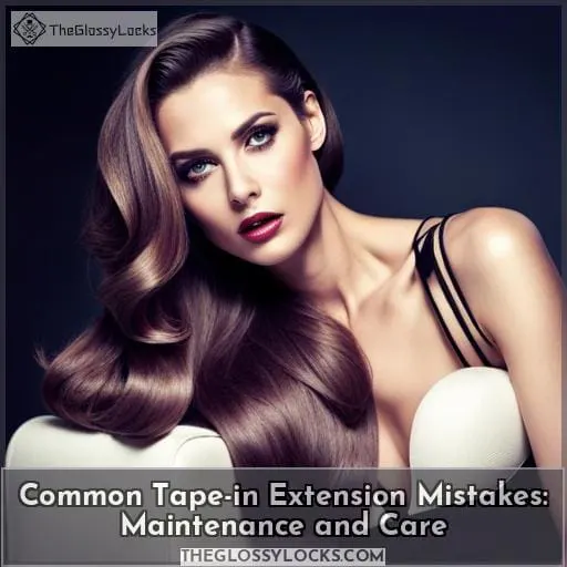 Common Tape-in Extension Mistakes: Maintenance and Care