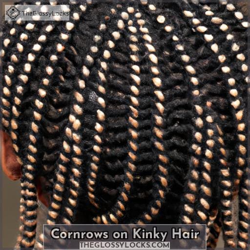 Cornrows on Kinky Hair