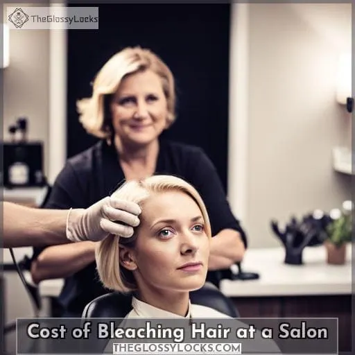Cost of Bleaching Hair at a Salon