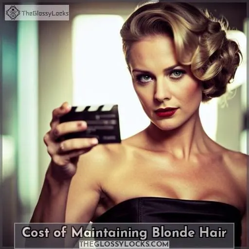 Cost of Maintaining Blonde Hair