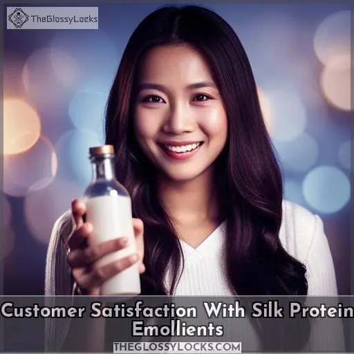 Customer Satisfaction With Silk Protein Emollients