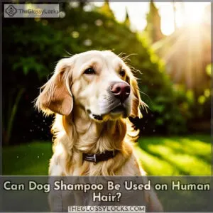dog shampoo on human hair