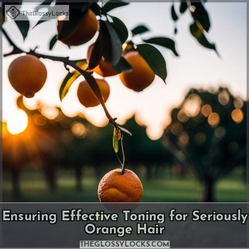 Ensuring Effective Toning for Seriously Orange Hair Ensuring Effective Toning for Seriously Orange Hair