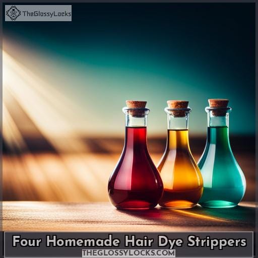 Four Homemade Hair Dye Strippers