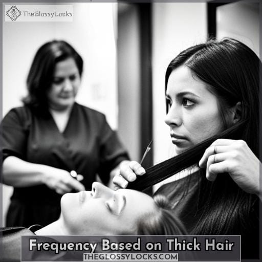 Frequency Based on Thick Hair