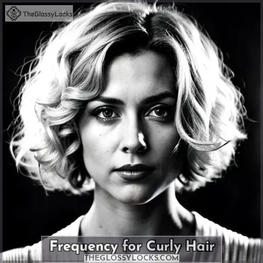 Frequency for Curly Hair