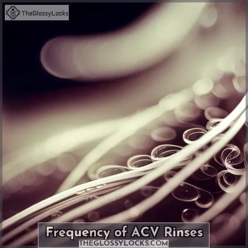 Frequency of ACV Rinses