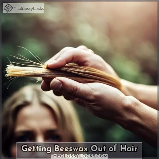 Getting Beeswax Out of Hair