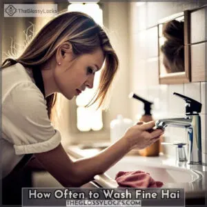 how often should you wash straight fine hair