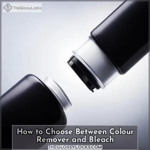 How to Choose Between Colour Remover and Bleach