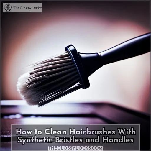 How to Clean Hairbrushes With Synthetic Bristles and Handles