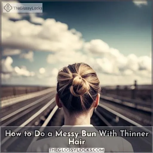 How to Do a Messy Bun With Thinner Hair