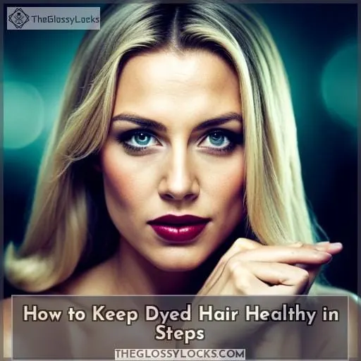 How to Keep Dyed Hair Healthy in Steps