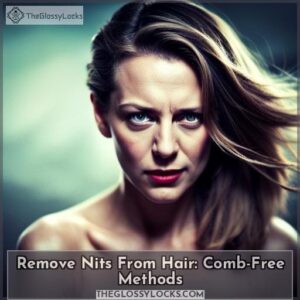 how to remove nits from hair without a comb