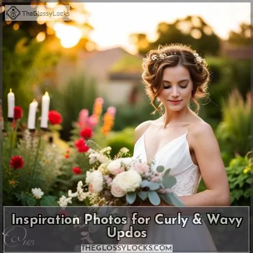 Inspiration Photos for Curly & Wavy Updos