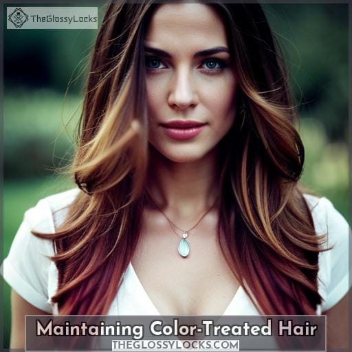 Maintaining Color-Treated Hair