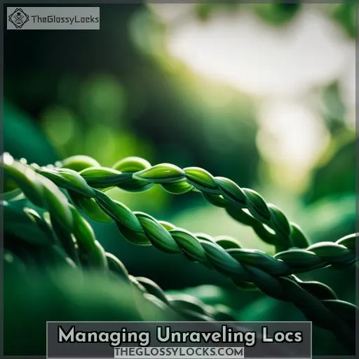 Managing Unraveling Locs