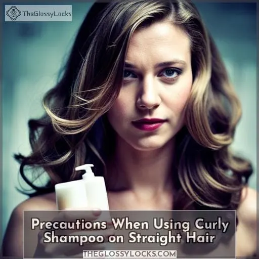 Precautions When Using Curly Shampoo on Straight Hair