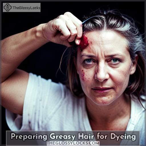 Preparing Greasy Hair for Dyeing Preparing Greasy Hair for Dyeing