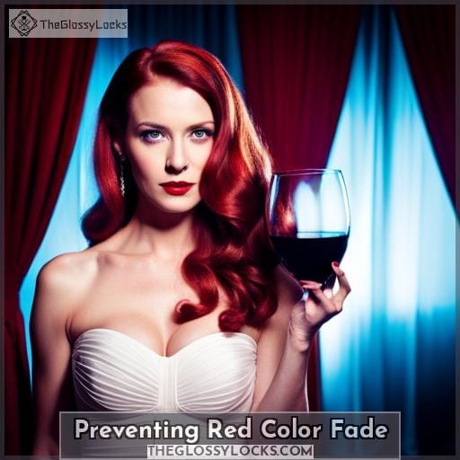 Preventing Red Color Fade