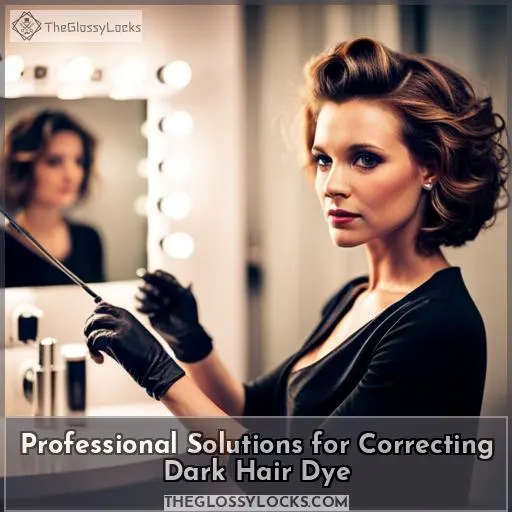 Professional Solutions for Correcting Dark Hair Dye