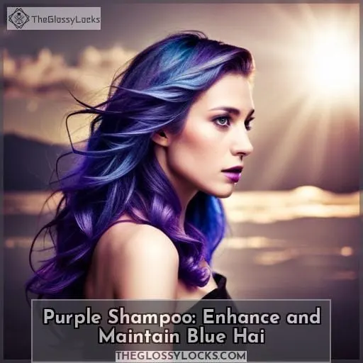 purple shampoo for blue hair