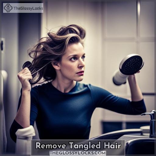 Remove Tangled Hair Remove Tangled Hair