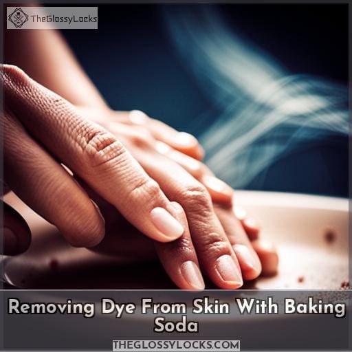 Removing Dye From Skin With Baking Soda