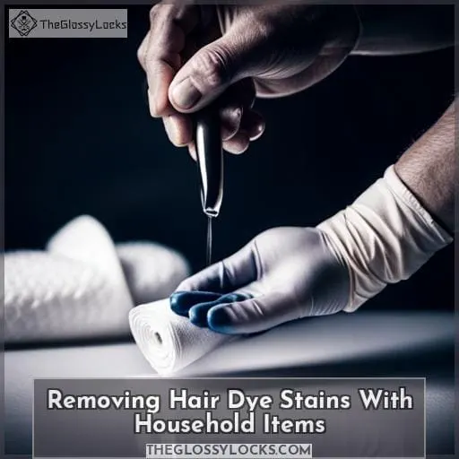 Removing Hair Dye Stains With Household Items