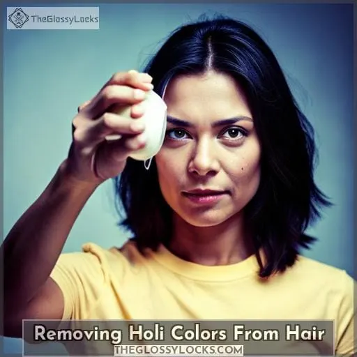 Removing Holi Colors From Hair