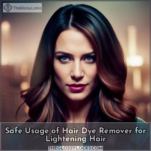 Safe Usage of Hair Dye Remover for Lightening Hair