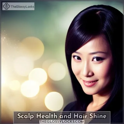 Scalp Health and Hair Shine