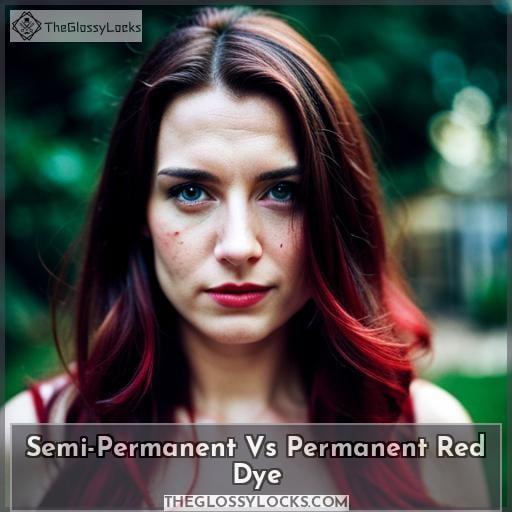 Semi-Permanent Vs Permanent Red Dye