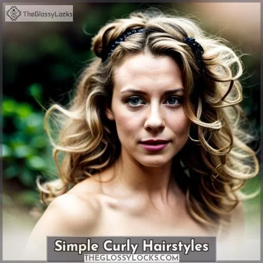 Simple Curly Hairstyles