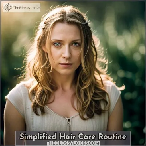 Simplified Hair Care Routine