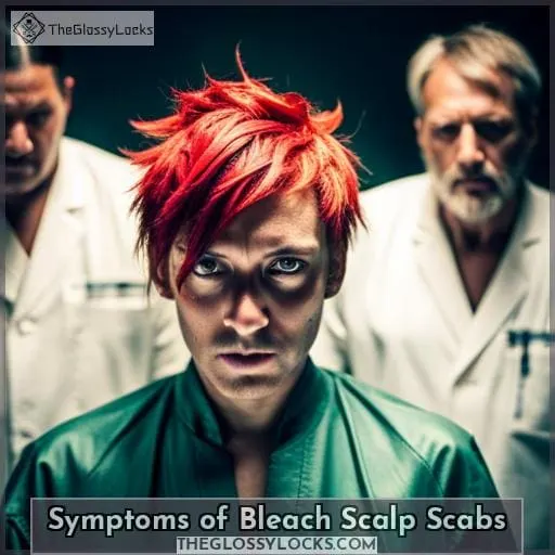Symptoms of Bleach Scalp Scabs