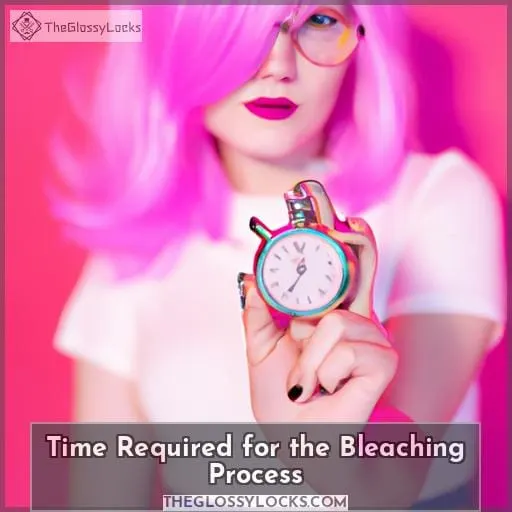 Time Required for the Bleaching Process