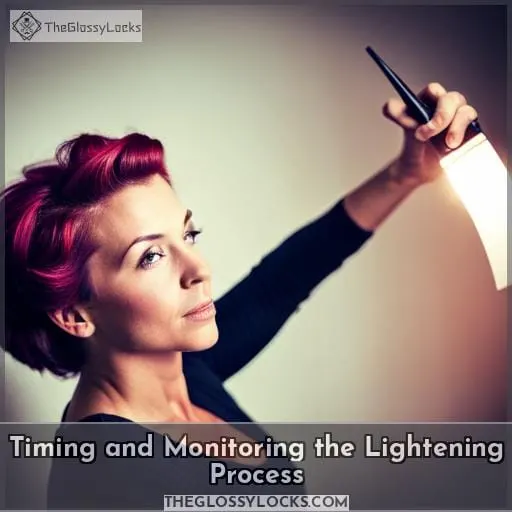 Timing and Monitoring the Lightening Process