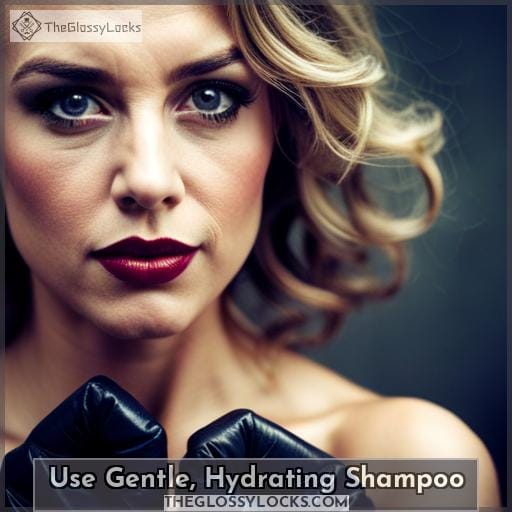 Use Gentle, Hydrating Shampoo