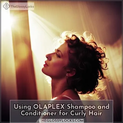 Using OLAPLEX Shampoo and Conditioner for Curly Hair