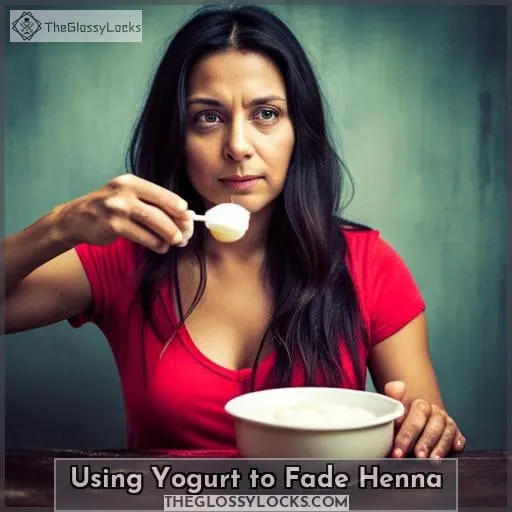 Using Yogurt to Fade Henna
