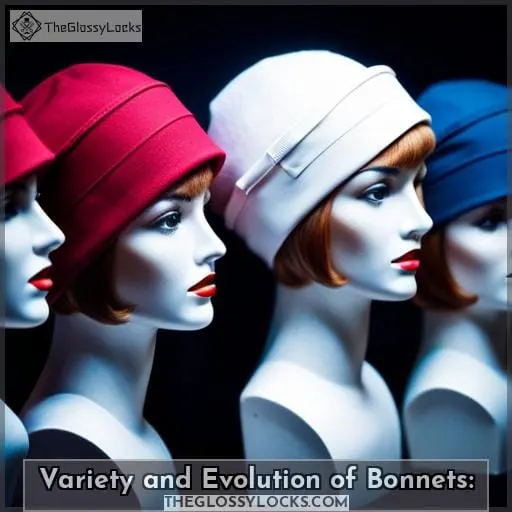Variety and Evolution of Bonnets: