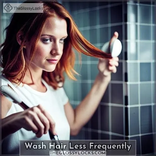 Wash Hair Less Frequently