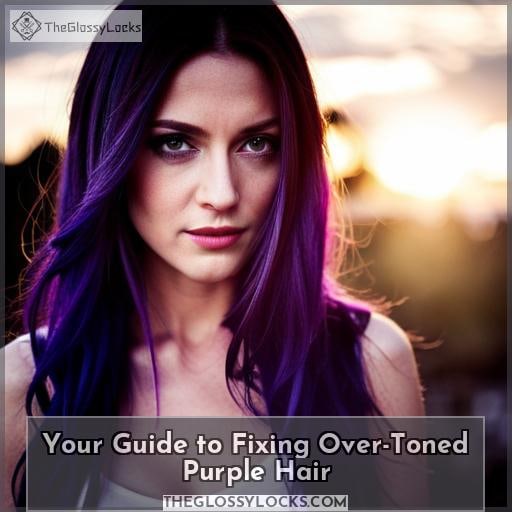 Your Guide to Fixing Over-Toned Purple Hair