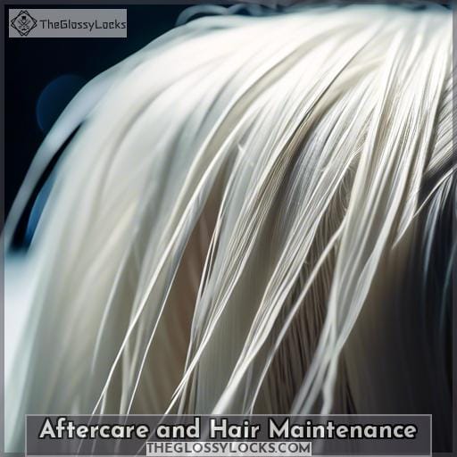 Aftercare and Hair Maintenance