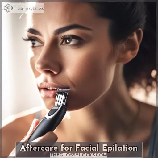 Aftercare for Facial Epilation